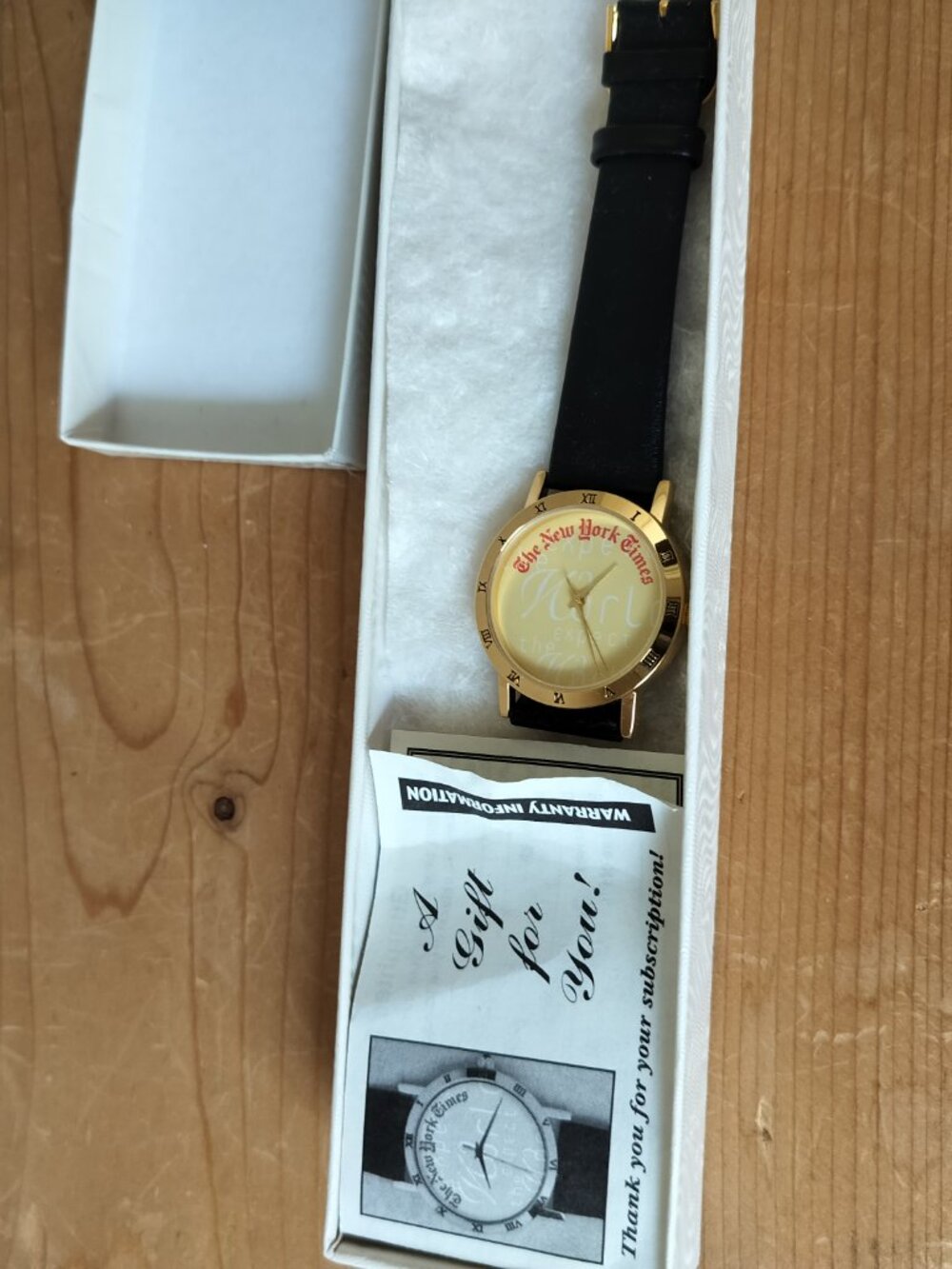 The New York Times Vintage Watch